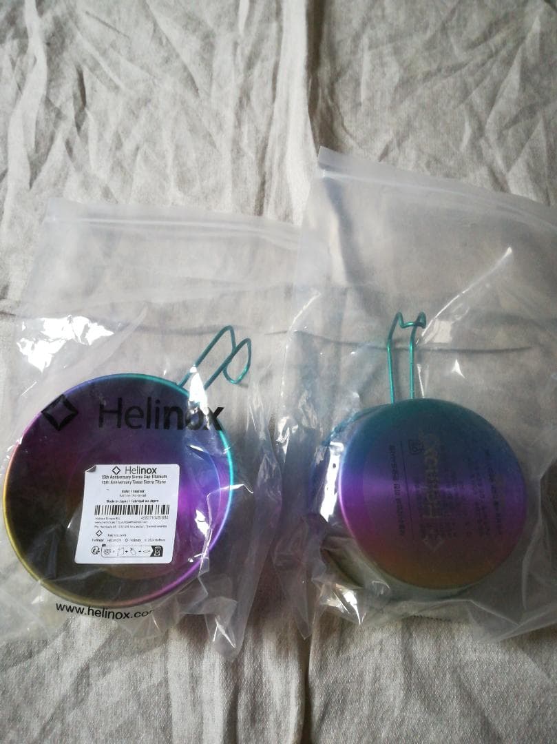 Helinox シェラカップ 2個セット 15周年マルチカラー