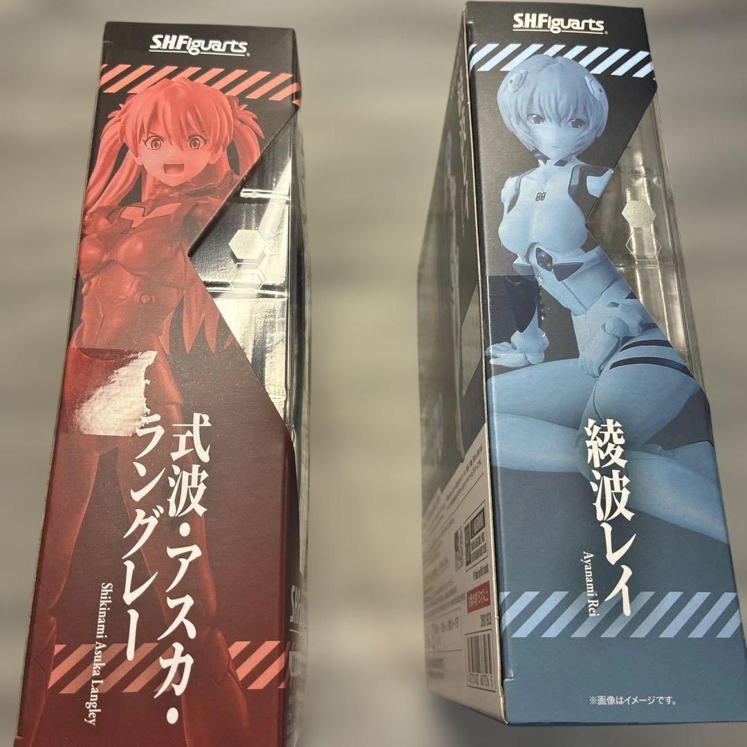 未開封 S.H.Figuarts エヴァ 綾波レイ 式波・アスカ・ラングレー