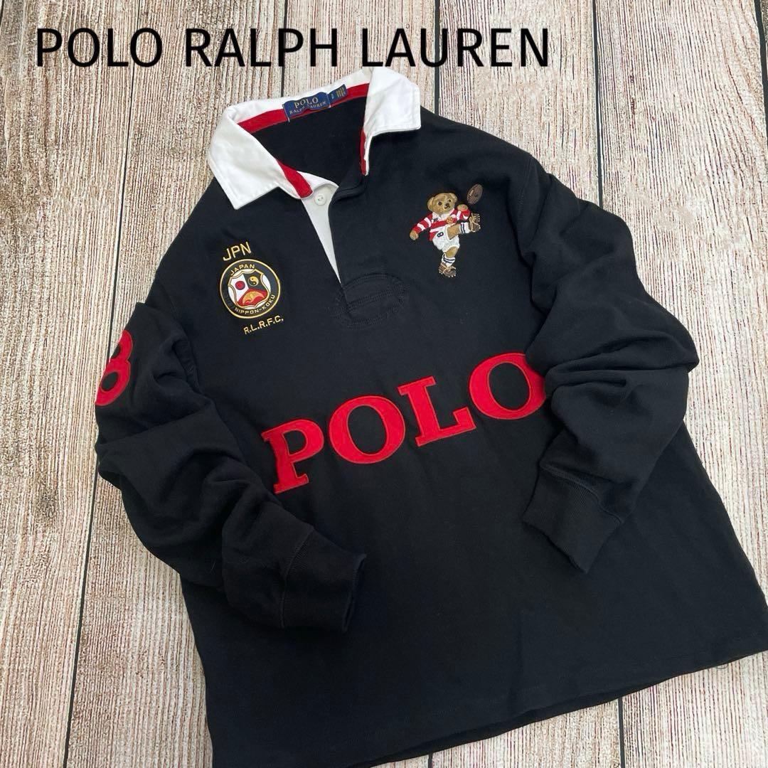【希少】POLO RALPH LAUREN＊ポロベアラガーシャツ＊長袖＊メンズS