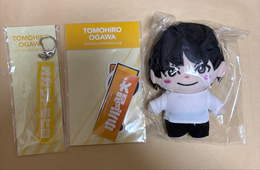 小川智大 選手 ぬい キーホルダー ステッカー3点セット 値下げ❌