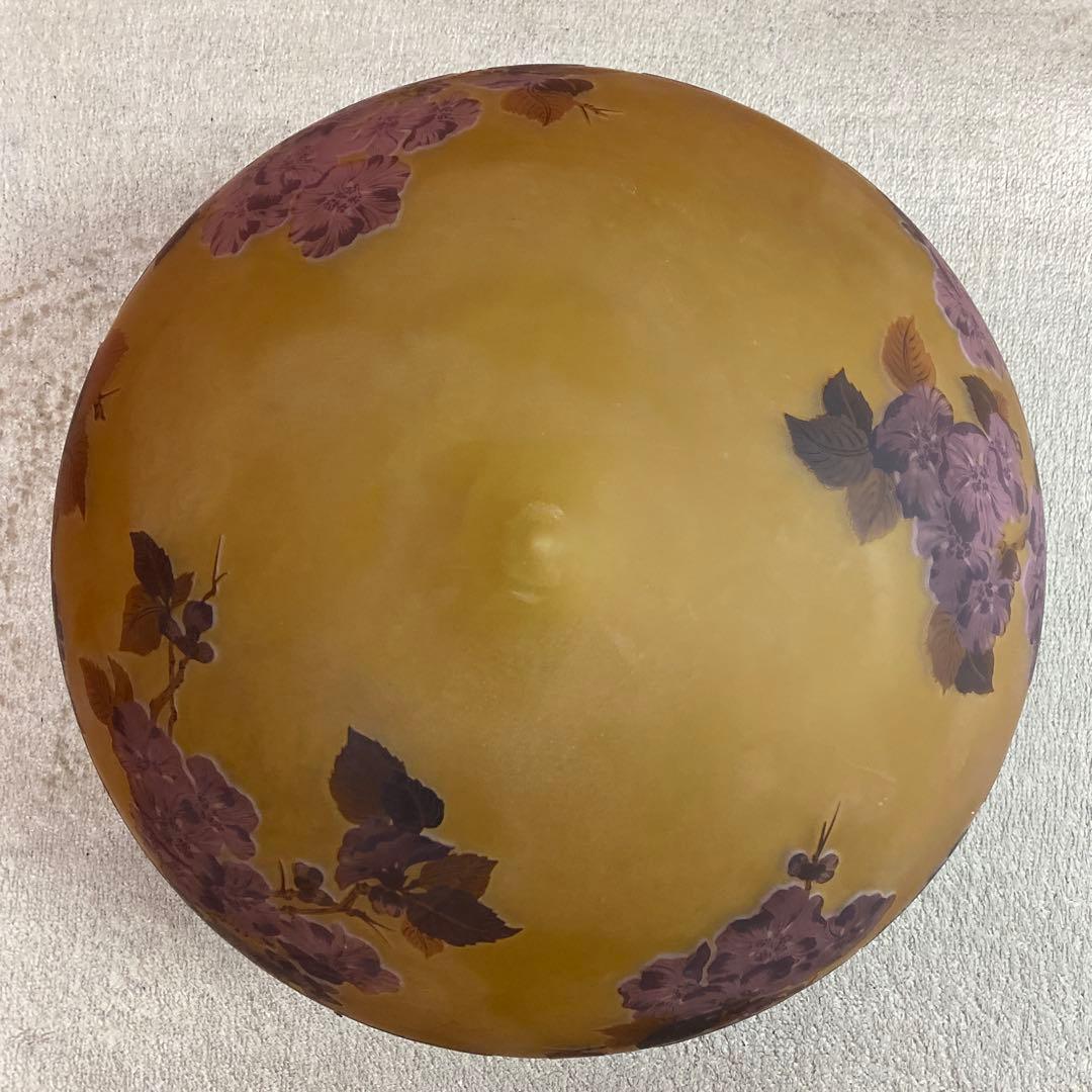 エミールガレサイン有　特大ランプ傘　幅51㎝　東な8-0201①