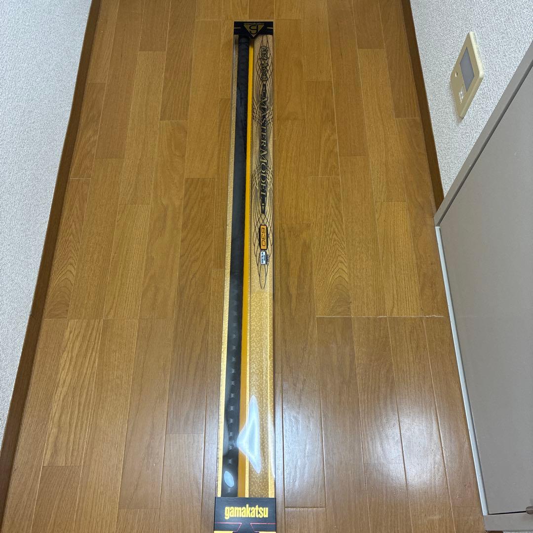 がまかつ　がま磯　マスターモデル　タモの柄630 サンライン　釣武者