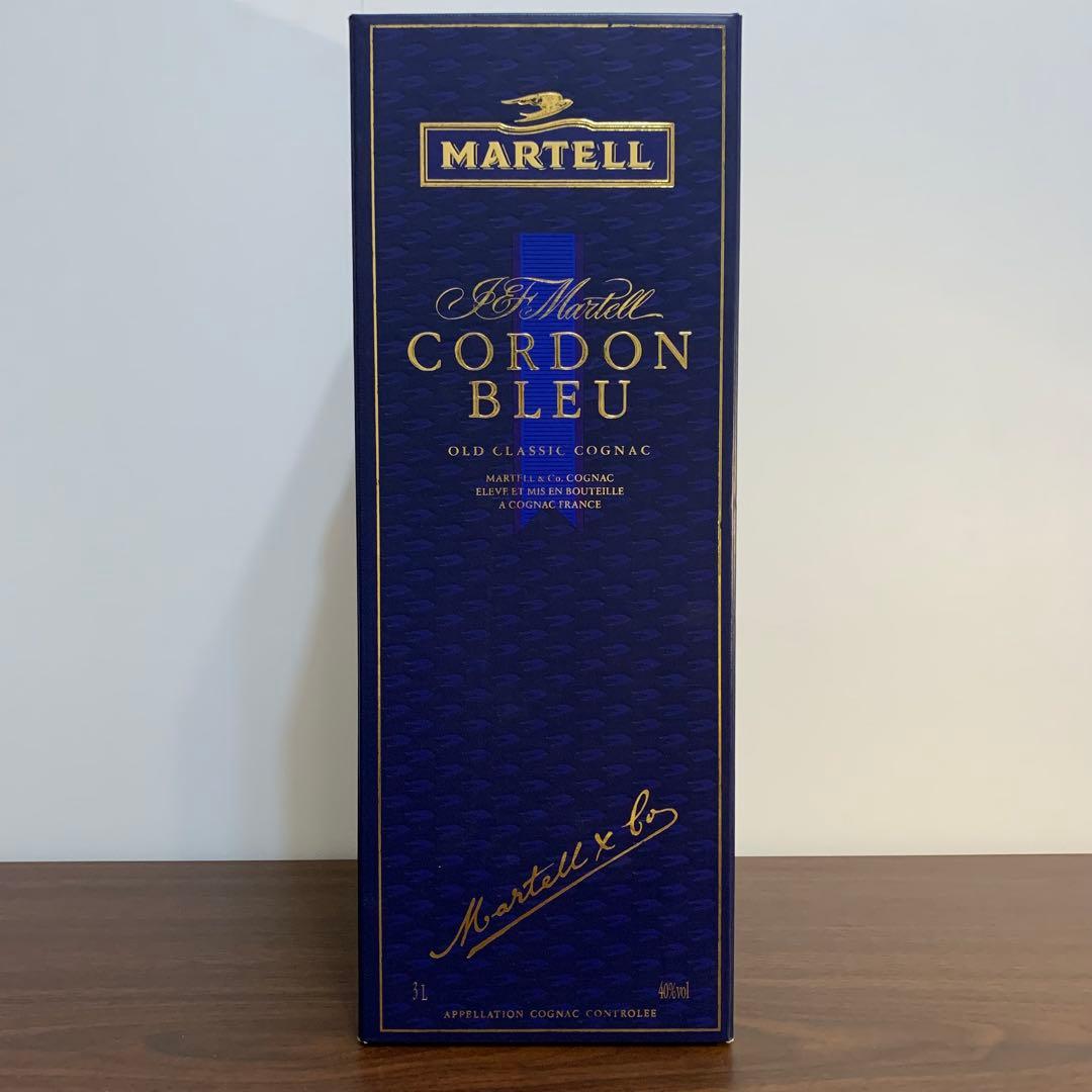 ⭐️特大⭐️3,000ml⭐️3L⭐️マーテル⭐️コルドンブルー⭐️箱付き⭐️古酒⭐️未開封⭐️