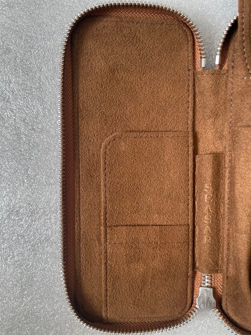 SEASAR ダクトペンケース マルゴーフォグ ブラウン 本革 希少