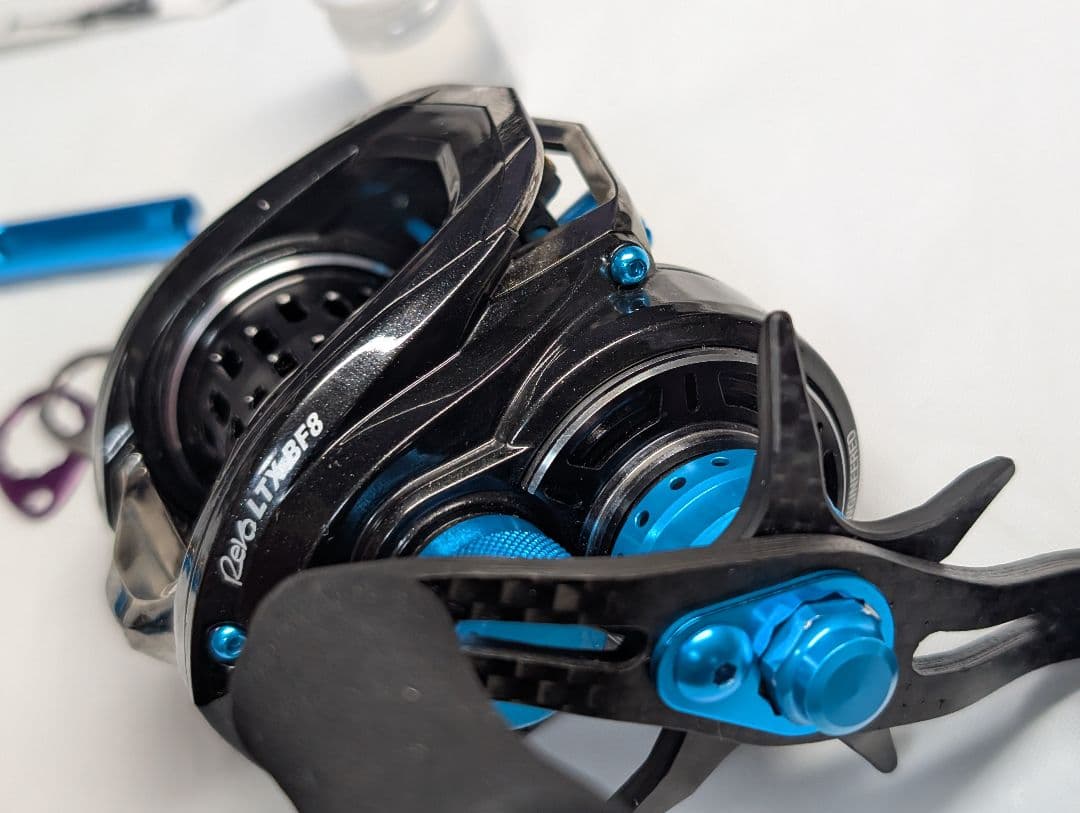 アブガルシア　管553GP　レボ LTX BF8 右ハンドル　カスタム品？