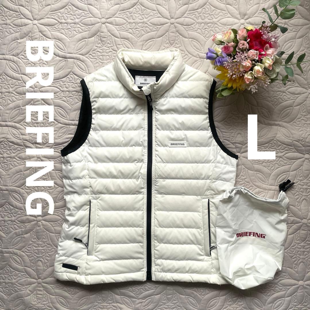 【みーくん 様】BRIEFING TAION 電熱ダウンベスト　ホワイトL
