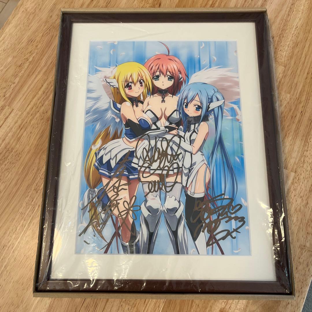 限定価格　そらのおとしもの　複製原画　声優直筆サイン早見沙織　野水伊織　福原香織