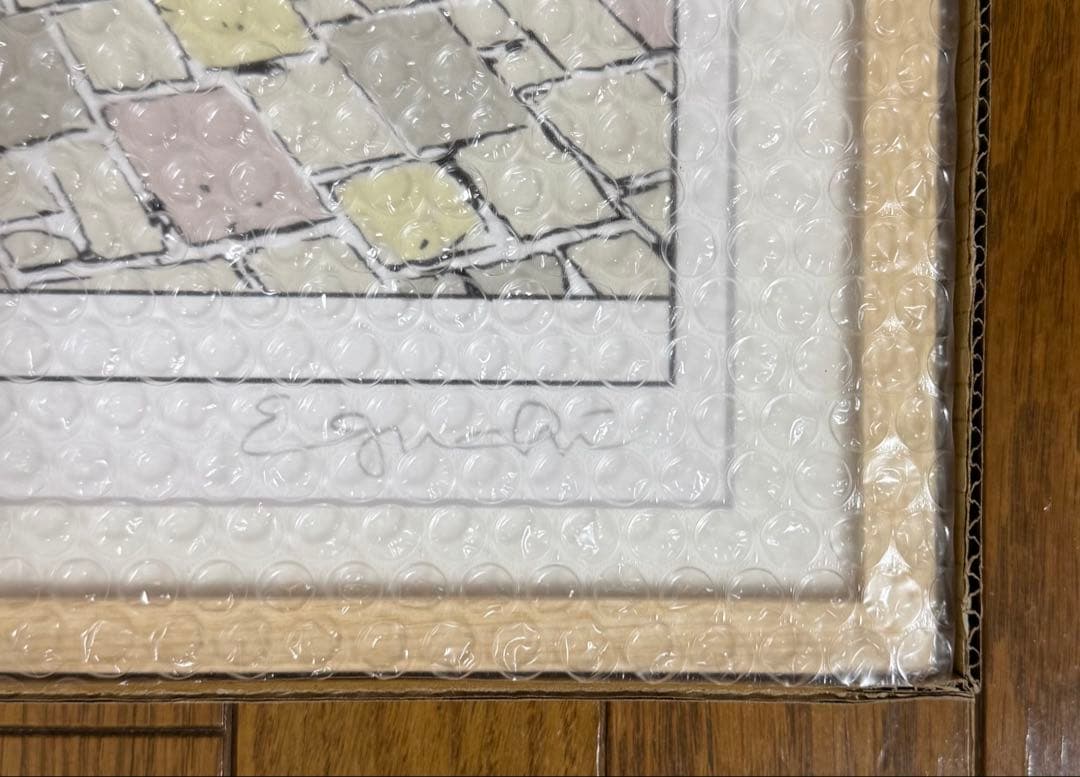 【未使用美品】江口寿史 複製画 「日比谷仲通り」 サイン入り