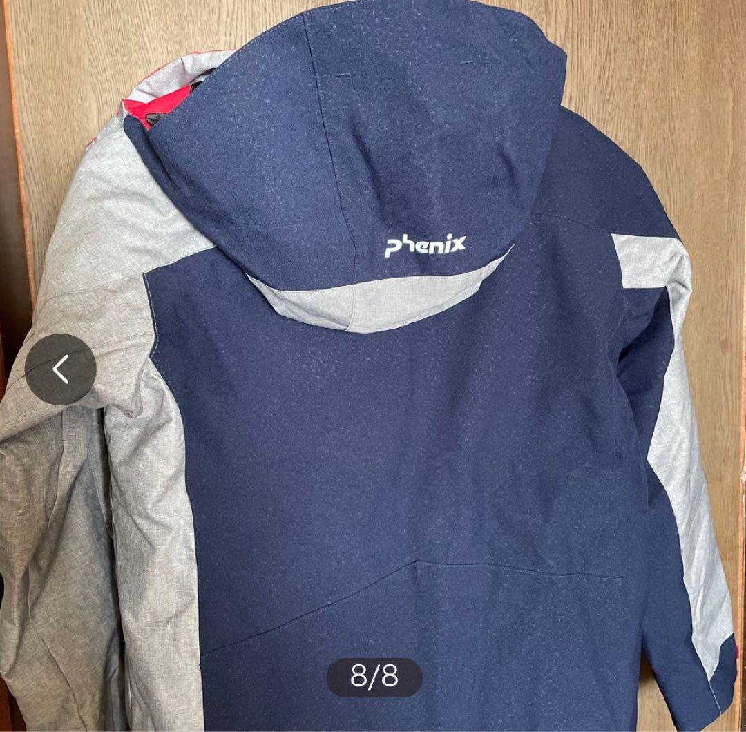 phenix スキーウェア サイズ150 グレー/ネイビー/レッド