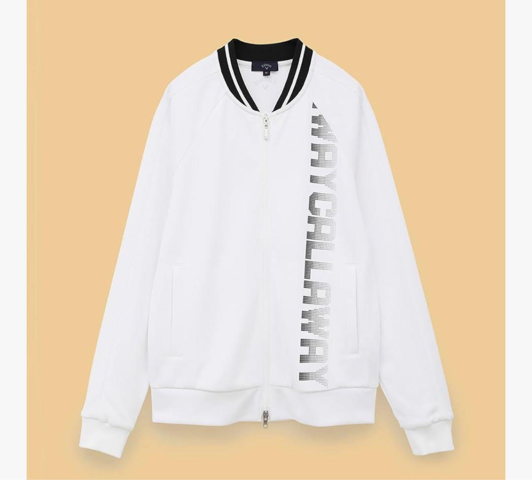 新品　キャロウェイ　レディース　スウェット　パーカー　ジャケット　ホワイト　XL