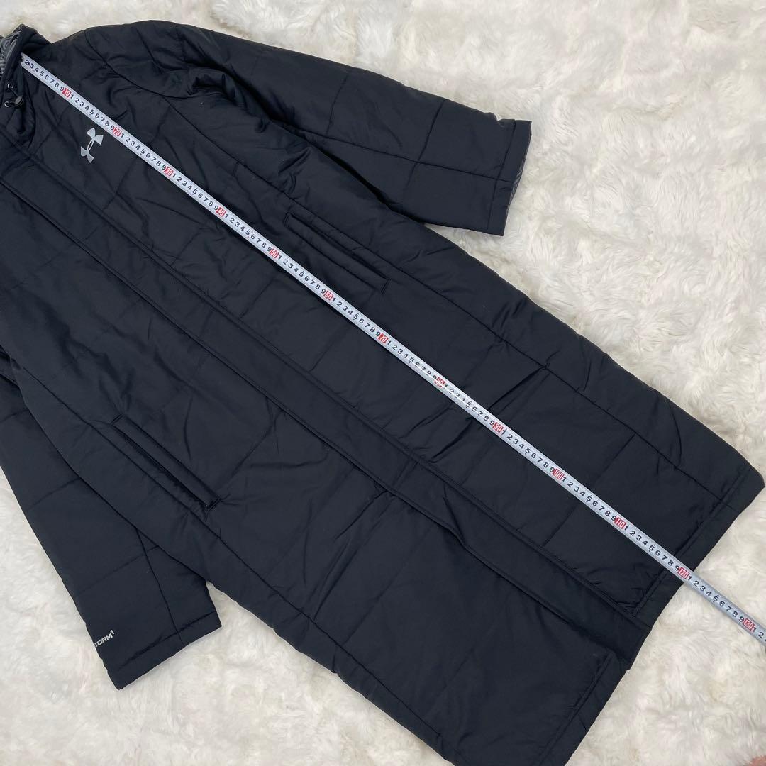 アンダーアーマー　ベンチコート　XL ロングコート　スポーツ観戦　コールドギア