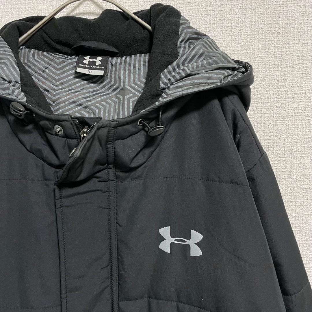 アンダーアーマー　ベンチコート　XL ロングコート　スポーツ観戦　コールドギア