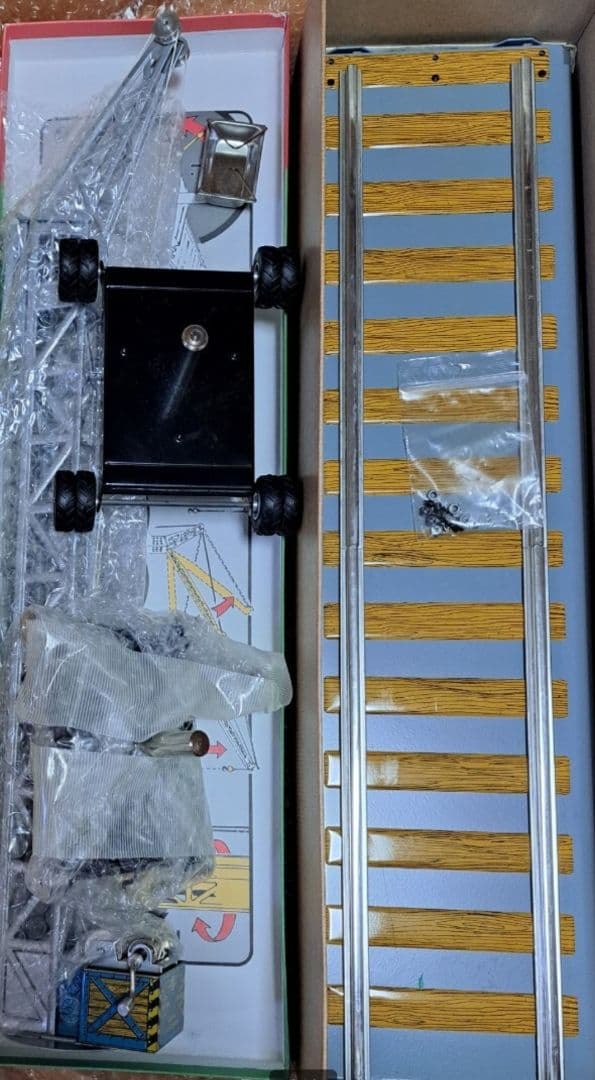 希少　KOVAP　ブリキ　メタル　トロッコ　 クレーン模型 1/32スケール