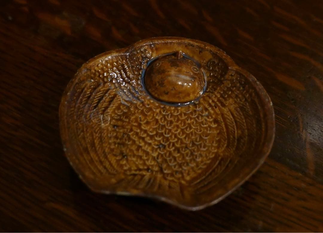 骨董　福良雀小皿