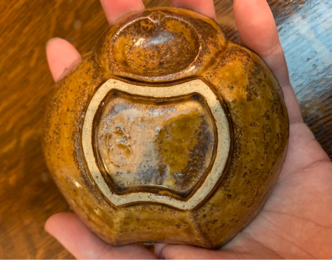 骨董　福良雀小皿