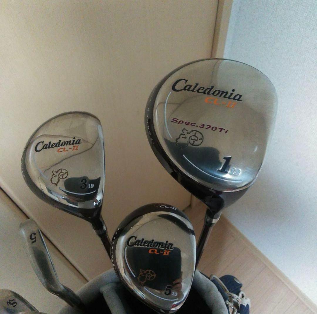 【良品】カレドニア CL- Ⅱレディースゴルフクラブ　9本セット　キャディバッグ