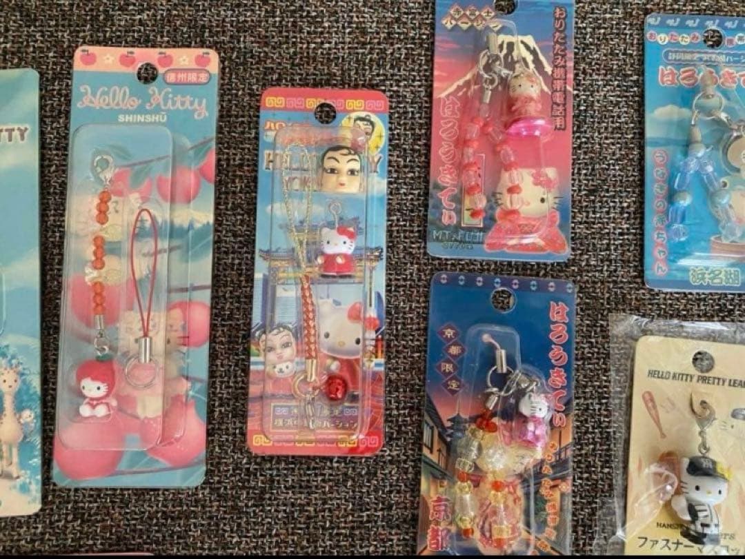 ハローキティ ストラップ ファスナーマスコット　20個　サンリオ　ご当地キティ