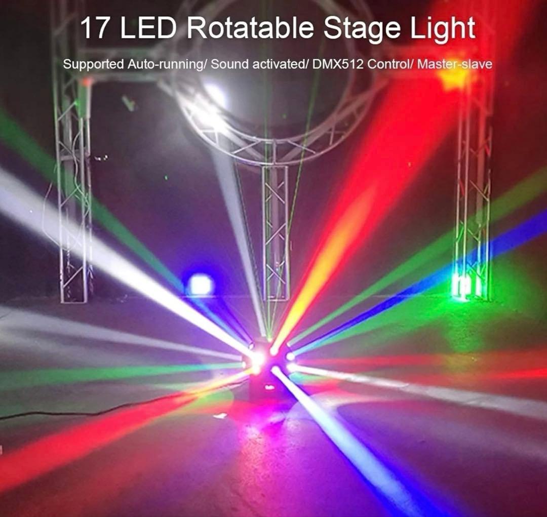 ミニムービングライト 音声制御機能付き