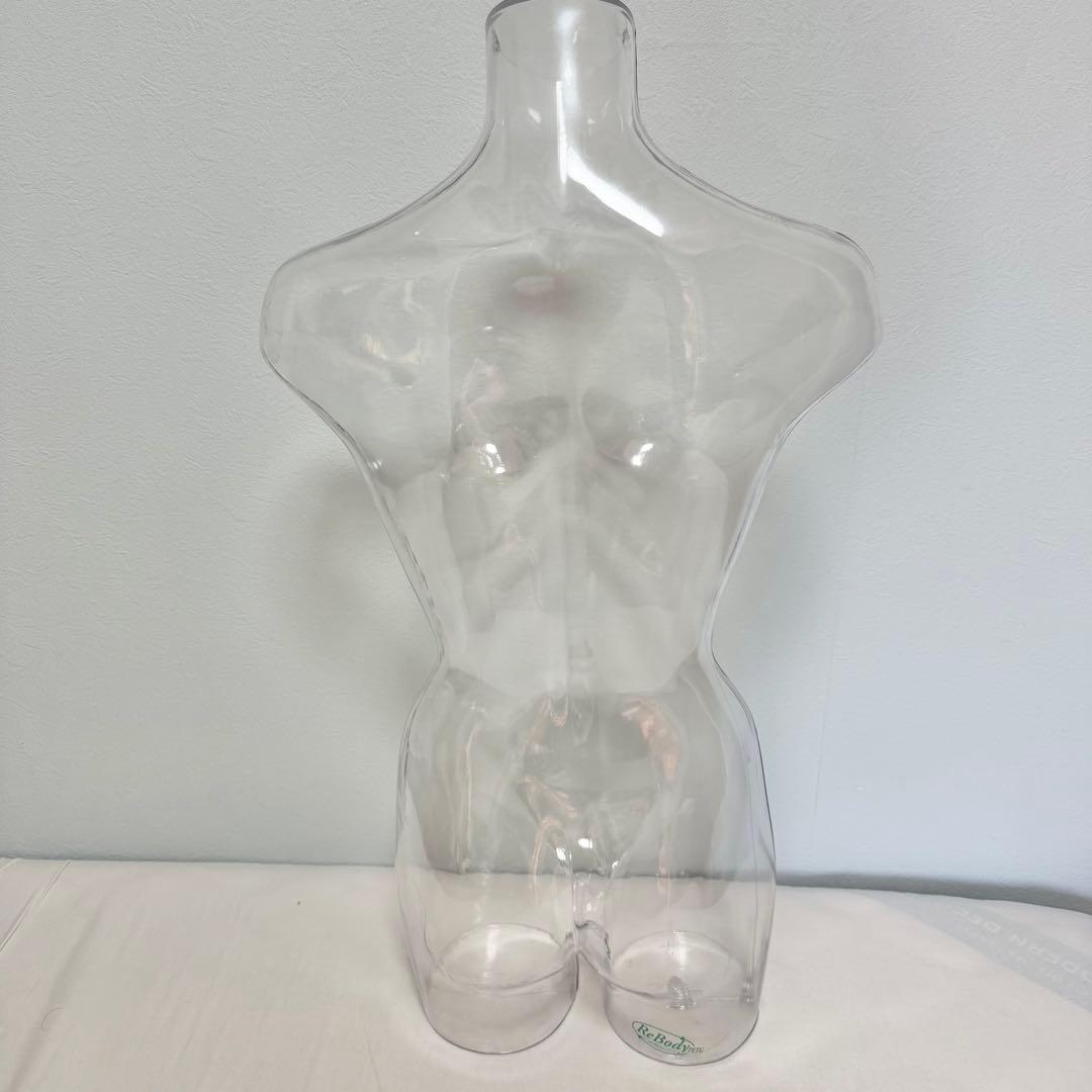 【希少】Rebody レディース トルソー 透明 クリア 樹脂製 15-3