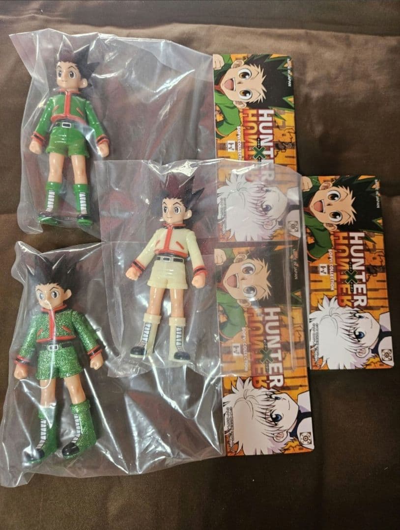 未開封 ヒキダシトイ ソフビ HUNTER×HUNTER ゴン 三体セット