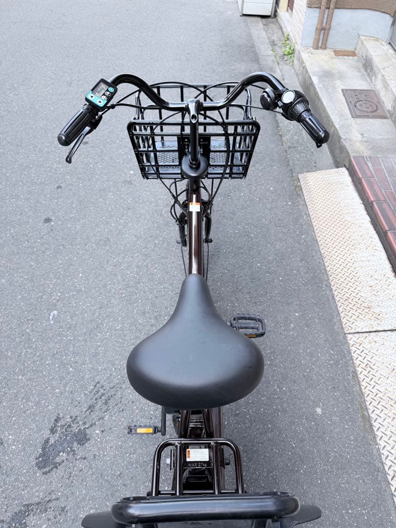 大阪府　子供乗せ　ヤマハ　電動アシスト自転車　チャイルドシート付き