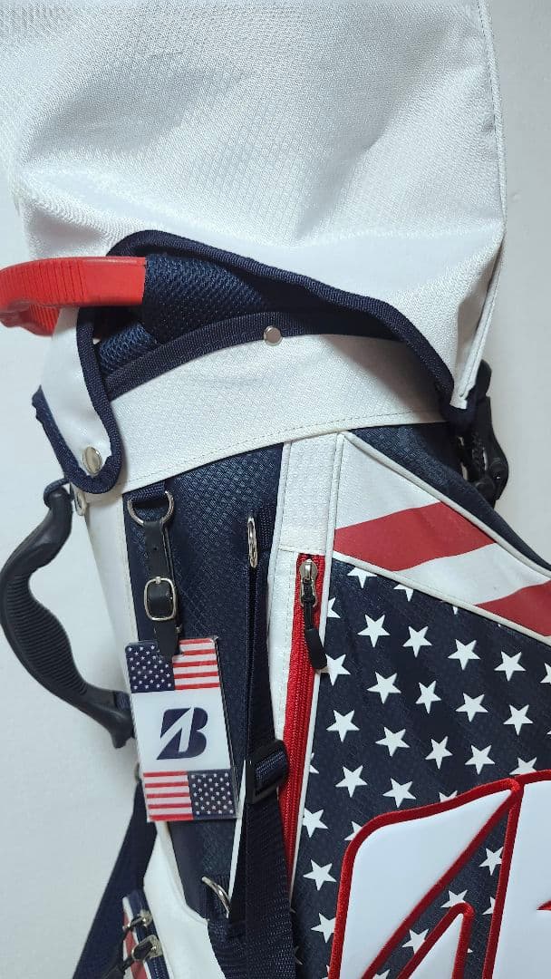 モモちゃん:Bridgestone アメリカ国旗デザイン ゴルフバッグ