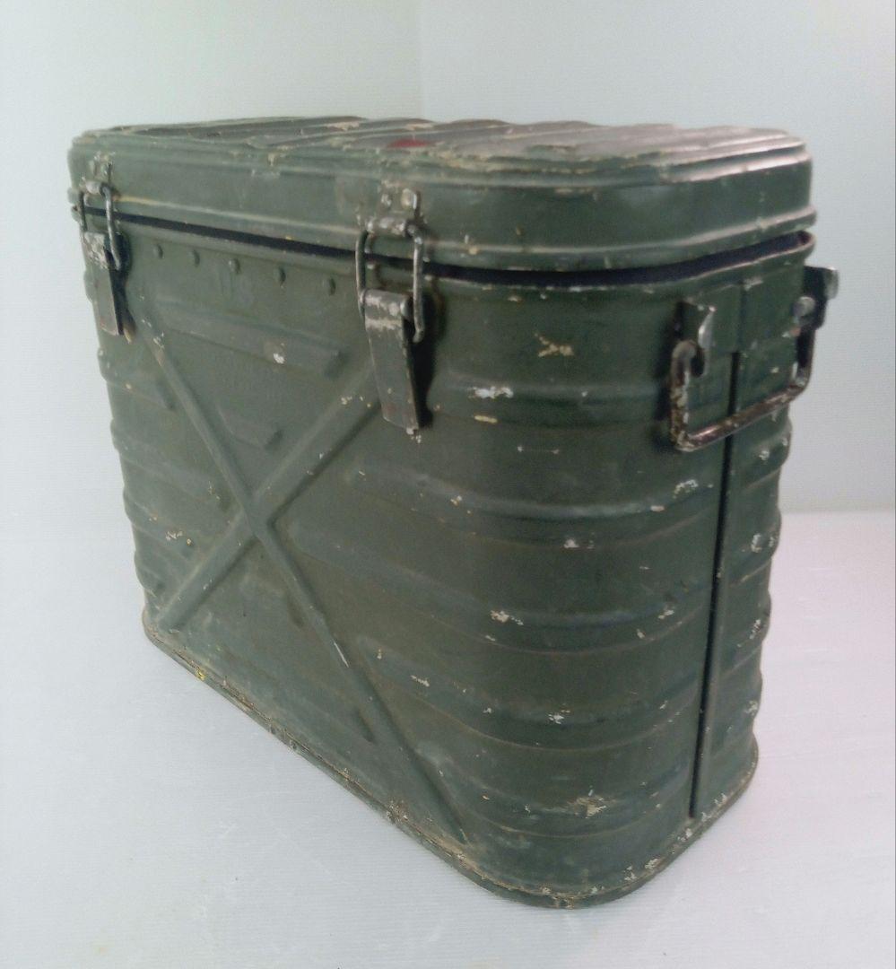 【1962年】US製 ミリタリーコンテナ オリーブドラブ　フードコンテナ*AE6