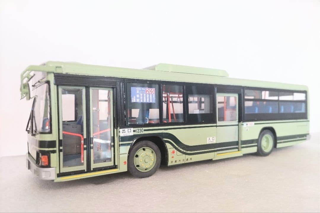 1/32 京都市交通局バス(いすゞエルガ)素人組立品