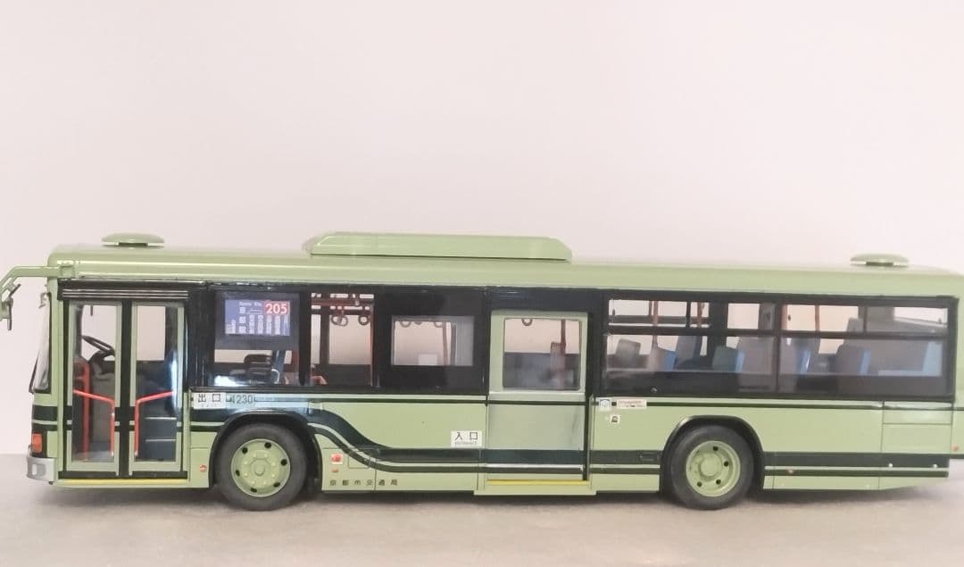 1/32 京都市交通局バス(いすゞエルガ)素人組立品