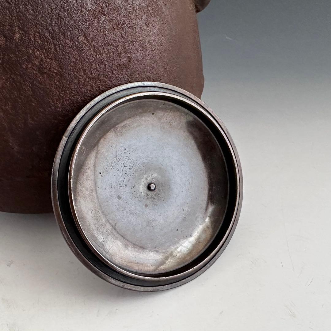 茶道具　丸釜　和田美之助　共箱　茶釜　風炉釜　茶の湯釜　京都　鋳物　稽古