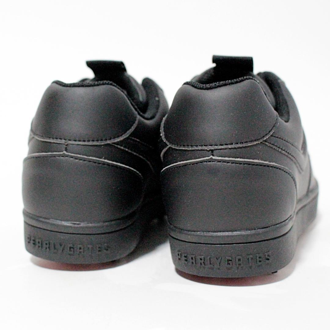 新品箱付 パーリーゲイツ レンチ付 メゾンロゴ ローカットシューズ 25cm