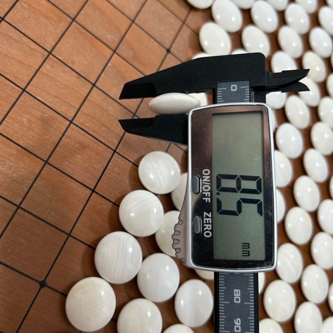 囲碁 碁石 碁盤セット 蛤碁石 31号　白179 黒179