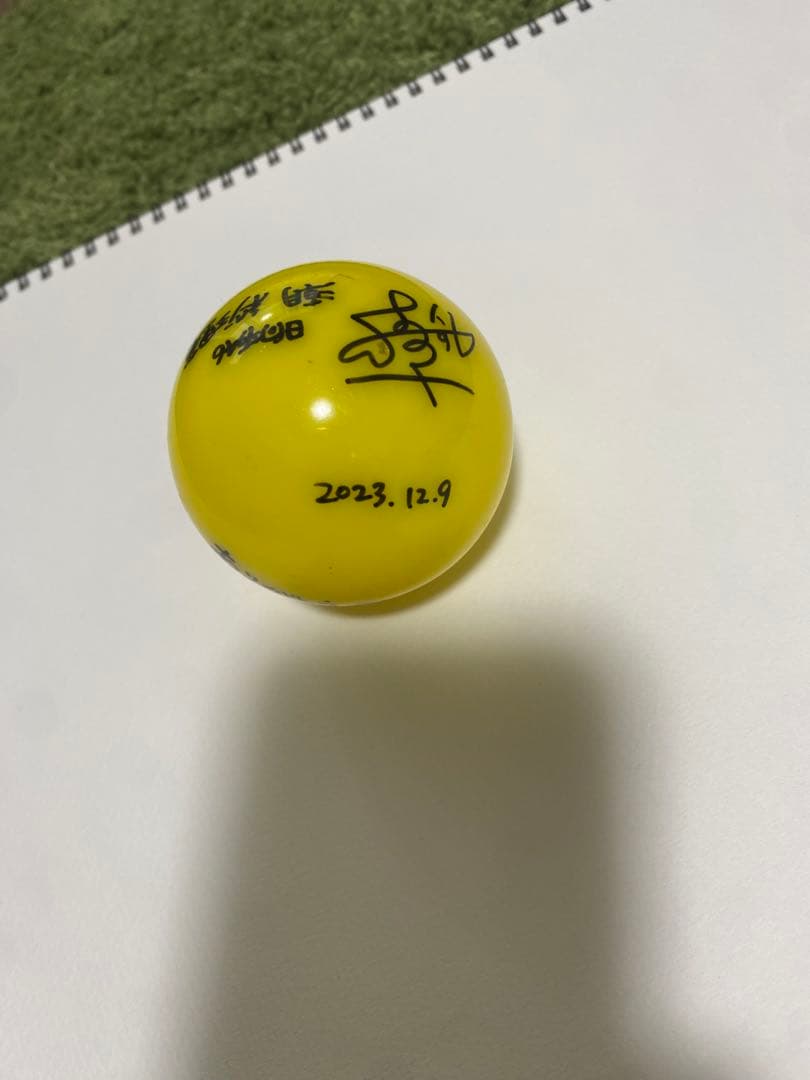 【激レア】日向坂46 潮紗理菜 卒業セレモニー 直筆サインボール