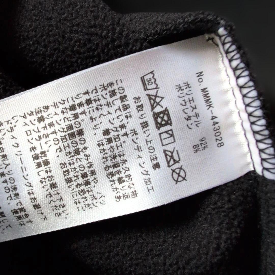 【極美品】ムータマリンゴルフ　裏起毛フルジップパーカー　S 黒