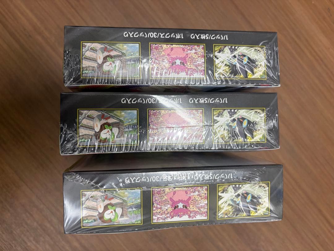 ポケモンカードムニキスゼロ3BOXシュリンク付き