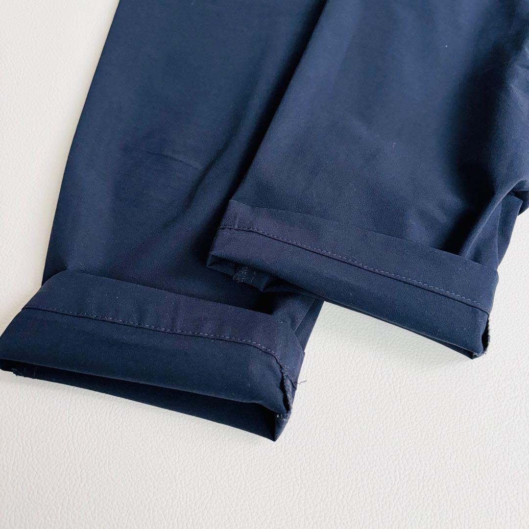 2679【美品】TFW49 セットアップスーツ ストレッチ素材 ネイビー 日本製