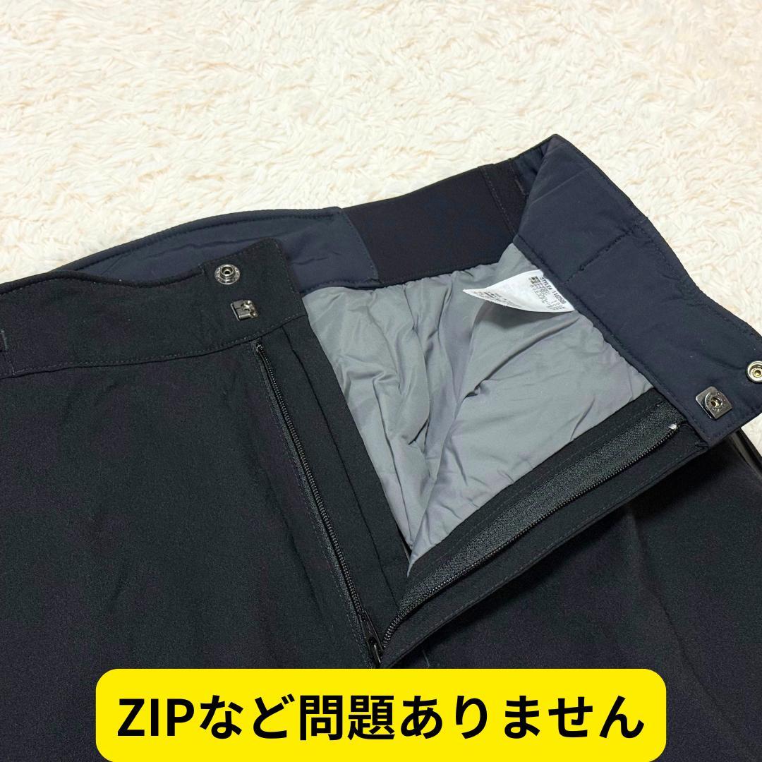 ほぼ新品　モンベル　パウダーホップパンツ　スキーパンツ　雪山　スノボ　防水　黒M