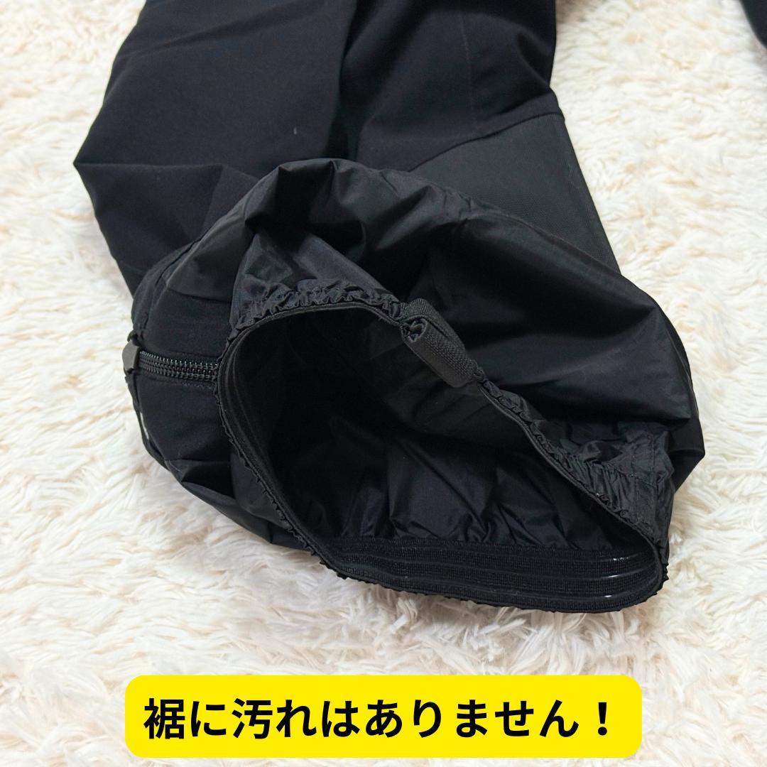 ほぼ新品　モンベル　パウダーホップパンツ　スキーパンツ　雪山　スノボ　防水　黒M