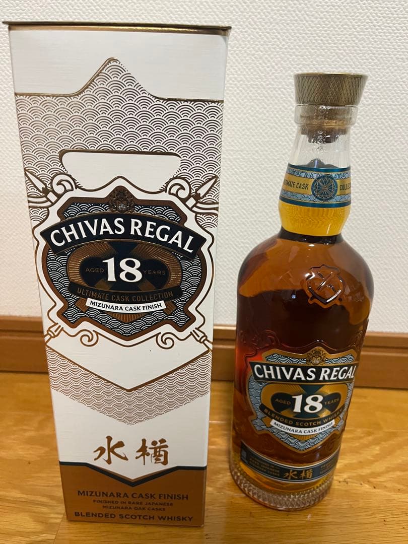 シーバスリーガル 18年 水楢 ミズナラ カスク フィニッシュ43度 700ml