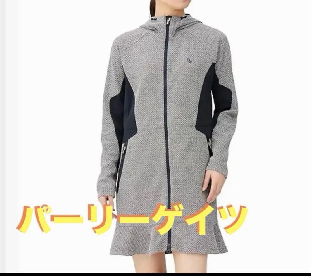 新品未使用タグ付 パーリーゲイツワンピース ジャガード フレアスカート1