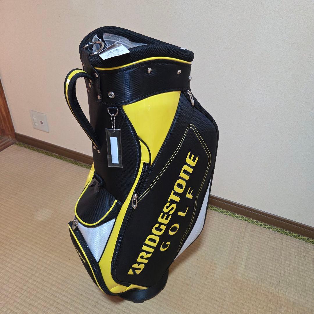 新品　BRIDGESTONE GOLF キャディバッグ ブラック/イエロー