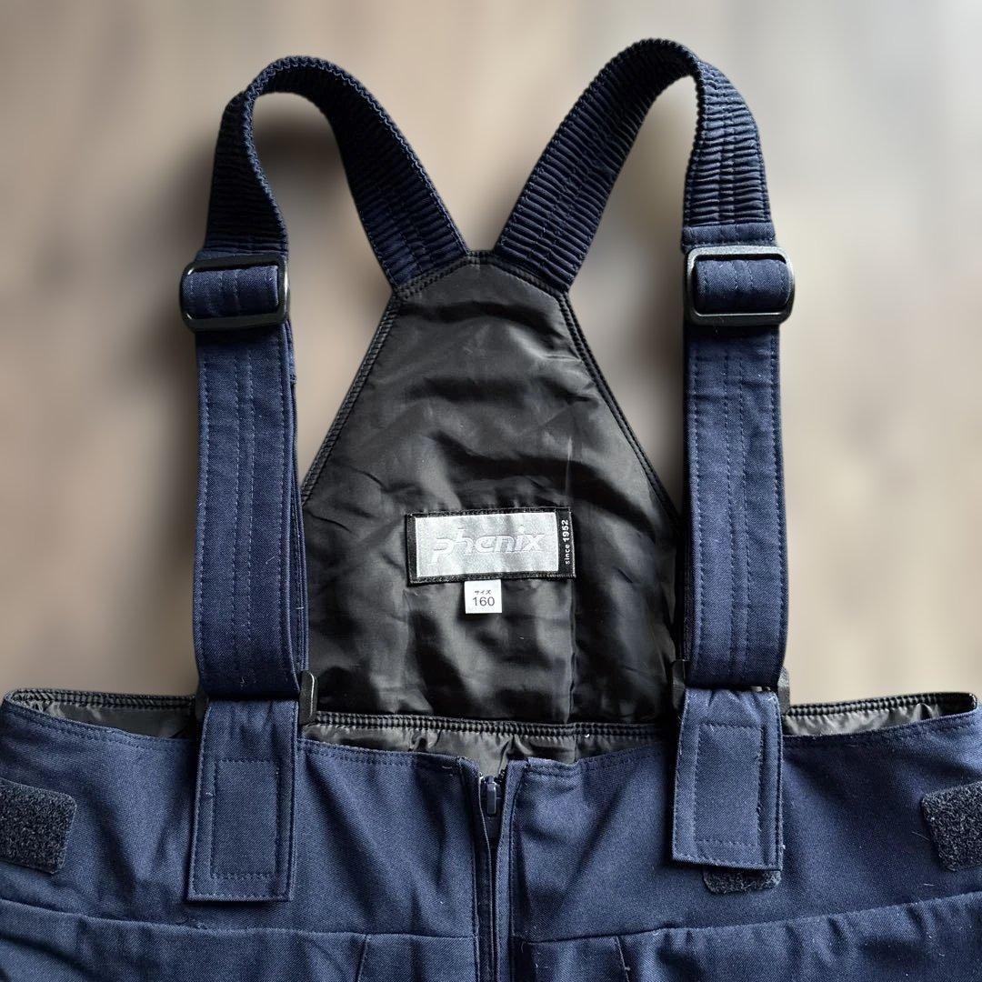 美品phenix スキーウェアセット 160 赤/青