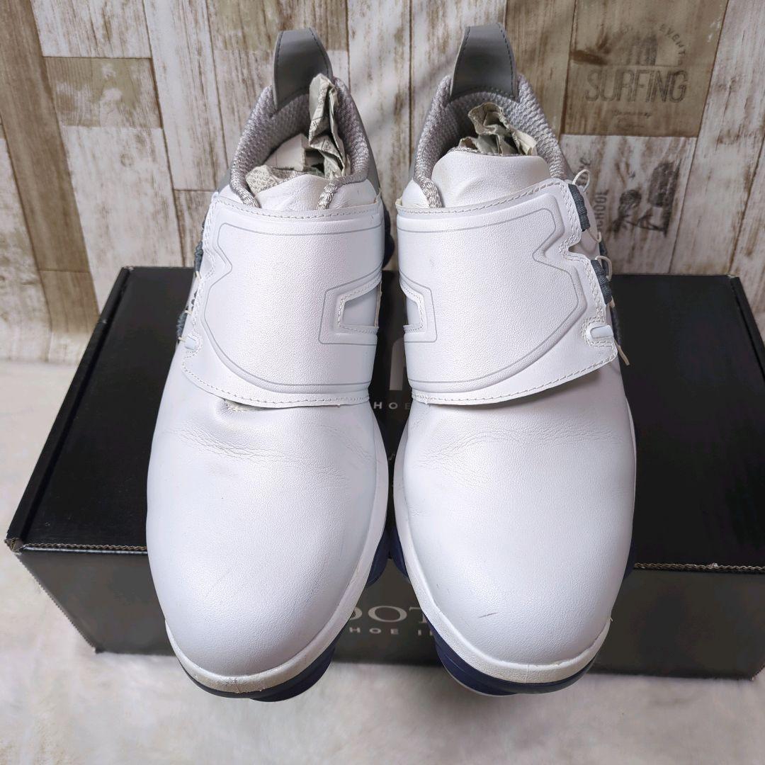 極美品 フットジョイ BOA ゴルフシューズ ソフトスパイク 53375J