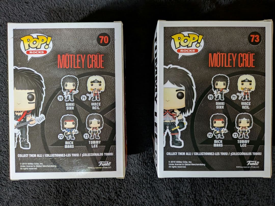 Funko POP! ROCKS MOTLEY CRUE 4体セット