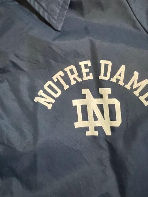 70's Champion NOTRE DAME コーチジャケット USA製