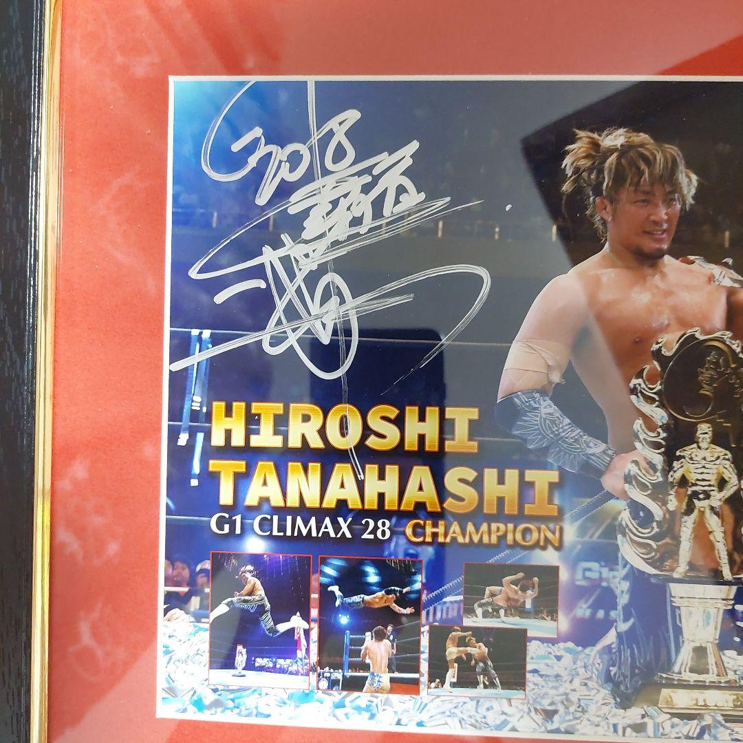 新日本プロレス　棚橋弘至 直筆サイン入りフォトフレーム