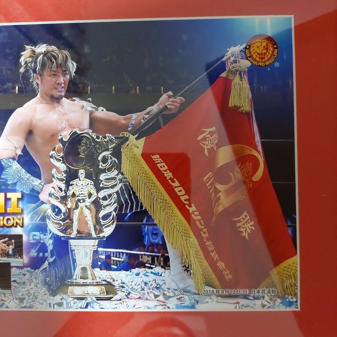新日本プロレス　棚橋弘至 直筆サイン入りフォトフレーム