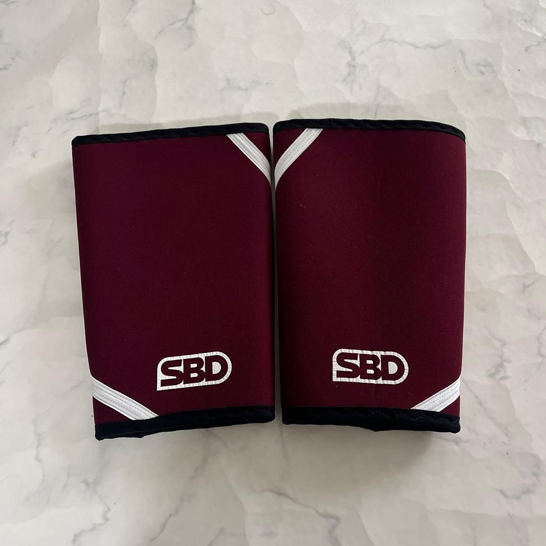 SBD Phoenix ウェイトリフティングニースリーブ バーガンディ XL