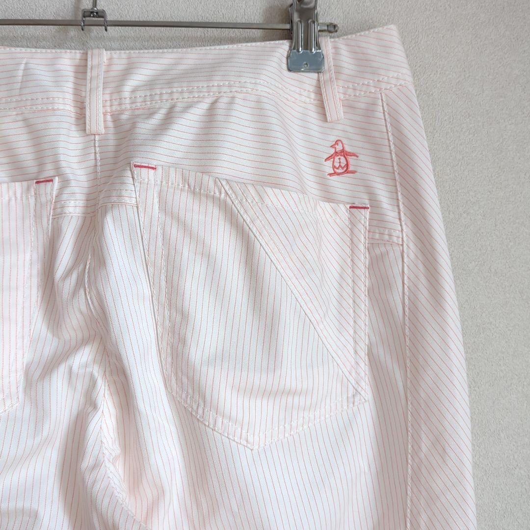 新品 マンシングウェア 春夏 ゴルフ　パンツ　ストレッチ　ピンク　13号　LL