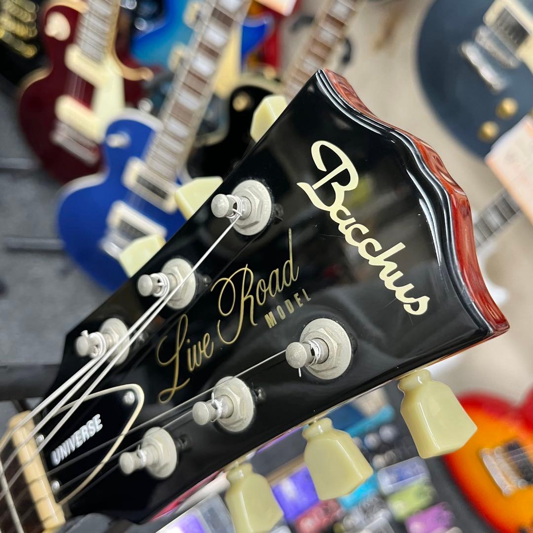 【11199】Bacchus BLS-700QM レスポール モデルレッド